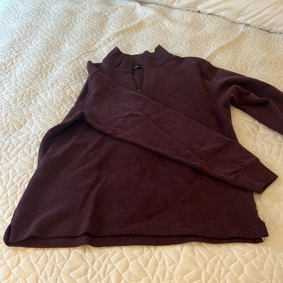 NWOT Rodd & Gunn Quarter-Zip Sweater maroon - Picture 1 of 3